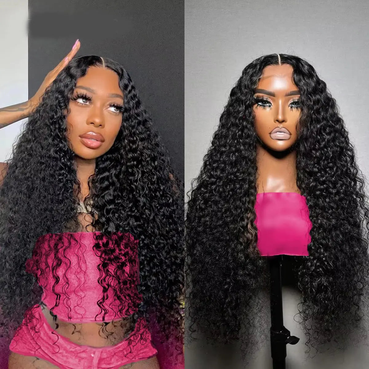 The Deep Wave Edition: 13x4 HD Transparent Lace Front Wig 20 inch